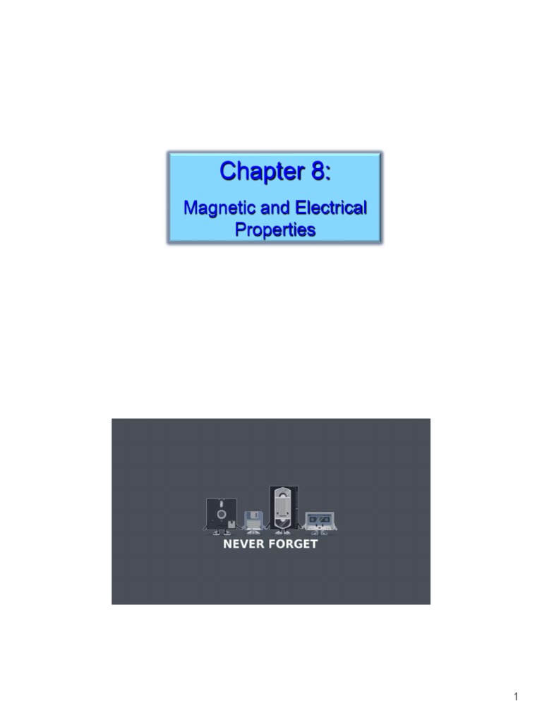 Magnetic and Electric Properties | PDF | Dielectric | Ferromagnetism