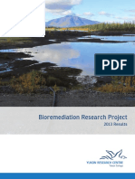 Bioremediation Research Project: 2013 Results
