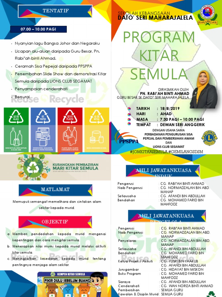 Buku Program Kitar Semula Sdsm 2019
