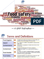 FOOD SAFETY & GMP (Refresher Course) 2018