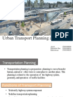 Urban Transport Planning Policies and Models