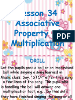 Lesson 34: Associative Property of Multiplication