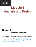 Module-3 Analysis and Design