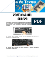 Digitación - Posturas Del Cuerpo PDF