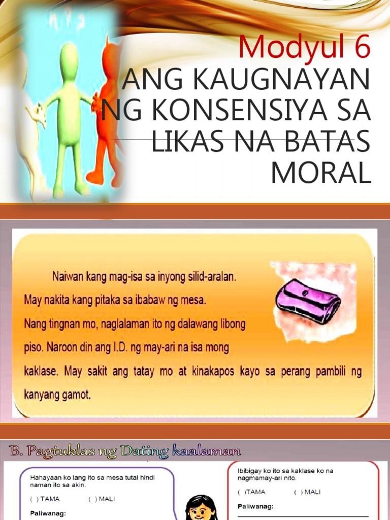 Kaugnayan Ng Konsensya Sa Likas Na Batas Moral - Mobile Legends