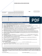 Customer (Transaction) Dispute Form To, Yes Bank LTD Card Operations One Indiabulls Park, Yes Bank Towers, 3 Floor, Plot No. 14, 3Rd Main Road, Ambattur Industrial Estate, CHENNAI - 600058