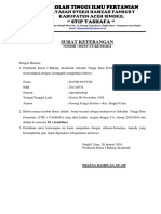 Surat Keterangan Aktif 2016