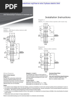 3 Phase Motor Starter Wiring