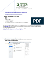 Creating An Adobe Acrobat PDF/A Document: This Document Provides Instructions For