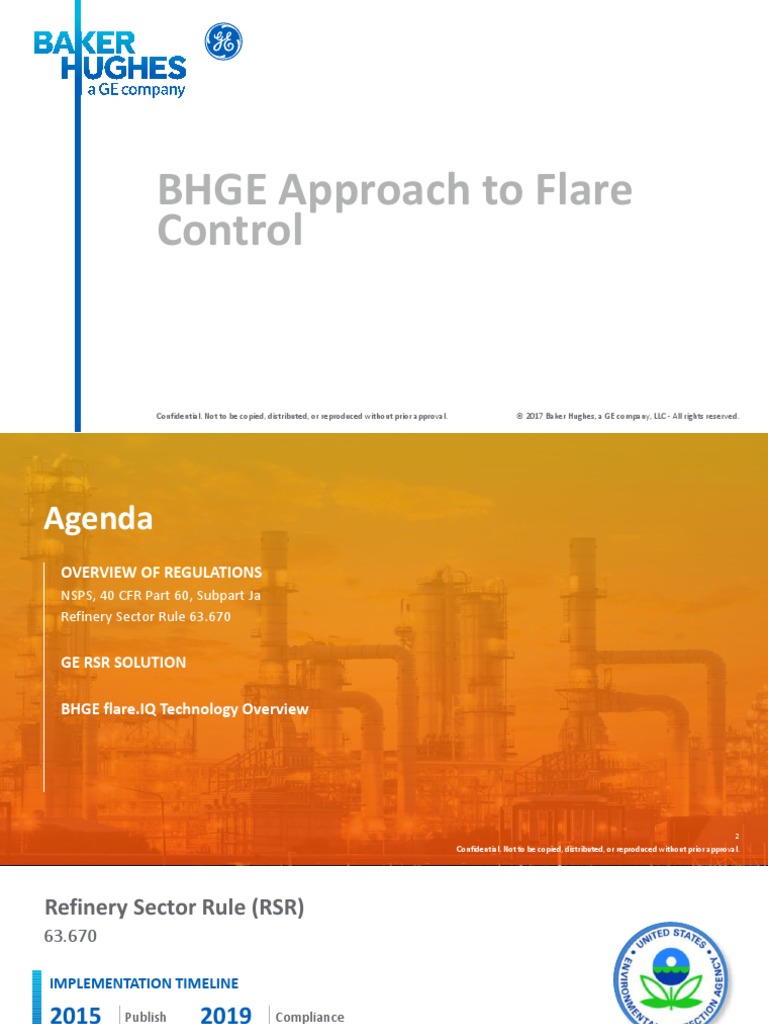 BHGE Approach To Flare Control GE Approach PDF Flow Measurement