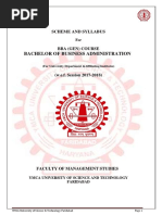 Bba General Syllabus 2017-18