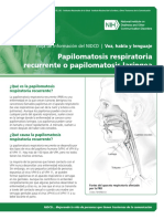Papilomatosis Respiratoria Recurrente