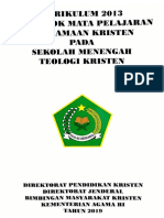 Kurikulum 2013 Mapel Keagamaan Kristen SMTK PDF