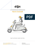 Digit Two-Wheeler Liability Only Policy