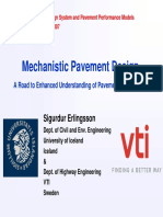 Mechanistic Pavement Design: Sigurdur Erlingsson