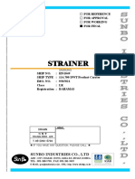 FOR APPROVAL Strainer Maintenance Guide