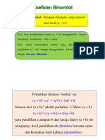 Koefisien Binomial dan Teorema Binomial