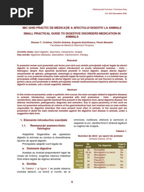 Medicatia in Bolile Digestive  PDF