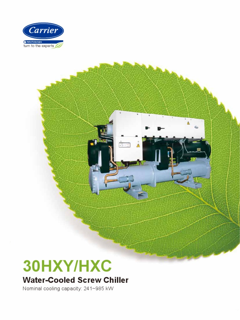 30HXY HXC Catalog PDF Carrier Corporation Air Conditioning