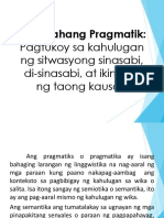 Kakayahang Pragmatik