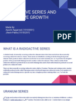 Radioactive Series and Successive Growth