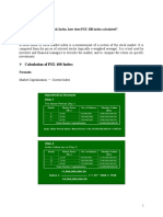 Stock Index:: I. What Do You Mean by Stock Index, How Does PSX-100 Index Calculated?