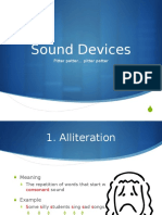 Sound Devices: Pitter Patter Pitter Patter