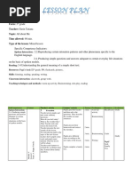 Date: Form: 3 Teacher: Gurin Tatiana Topic: All About Me Time Allowed: 90 Min. Type of The Lesson: Mixed Lesson