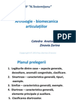 Artrologie Biomecanica Articulațiilor PDF