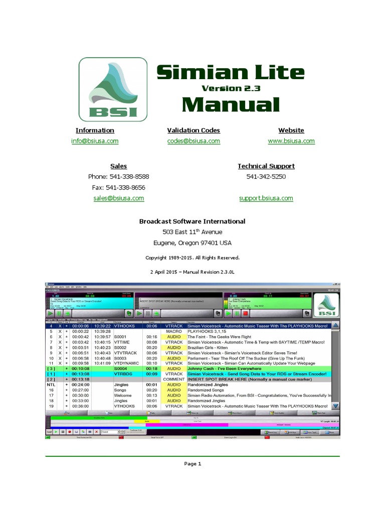 Simian 232 Lite | PDF | Microsoft Windows | Personal Computers
