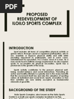 Proposed Redevelopment of Iloilo Sports Complex