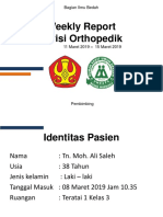 Weekly Report Devisi Orthopedik