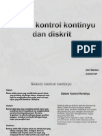 Sistem Kontrol Kontiniu Dan Diskrit