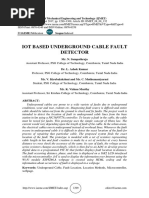 Iot Based Underground Cable Fault Detector: Mr. N. Sampathraja