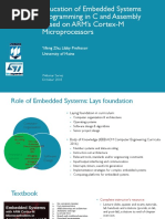 Webinar Yifeng Zhu Embedded Systems 2018