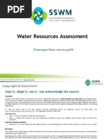 Water Resources Assessment: Dominique Senn, Seecon GMBH