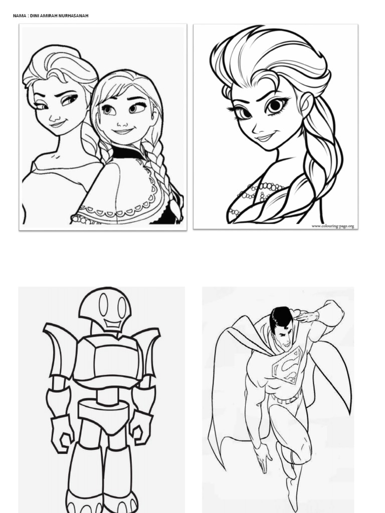 Mewarnai Frozen
