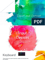 Input and Output Devices