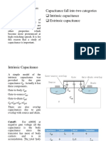 Capacitance Fall Into Two Categories Intrinsic Capacitance Extrinsic Capacitance