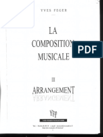 Theorie Musicale Yves Feger La Composition Musicale Vol 3 Arrangement PDF