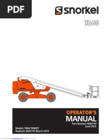 JLG Scissor Lift Annual Inspection Form | PDF | Bearing (Mechanical ...