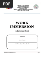 ASHI WORK IMMERSION Portfolio