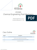 CE3105 Chemical Engineering Fluid Mechanics: Rinaldi M Rachman S.T., M.S. Ika Dyah Widharyanti S.T., M.S