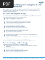 ITIL - Release and Deployment Roles and Resps PDF