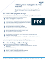 ITIL - Release and Deployment Roles and Resps PDF