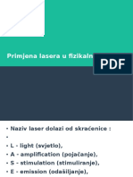 Primjena Lasera