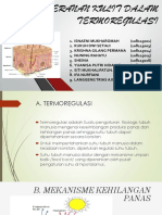 Peranan Kulit Dalam Termoregulasi