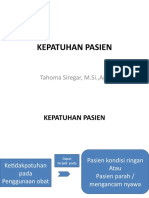  Kepatuhan Pasien