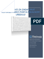 Uputstvo Za Tring Fiscal Library