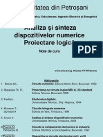Analiza Si Sinteza Dispozitivelor Numeri PDF